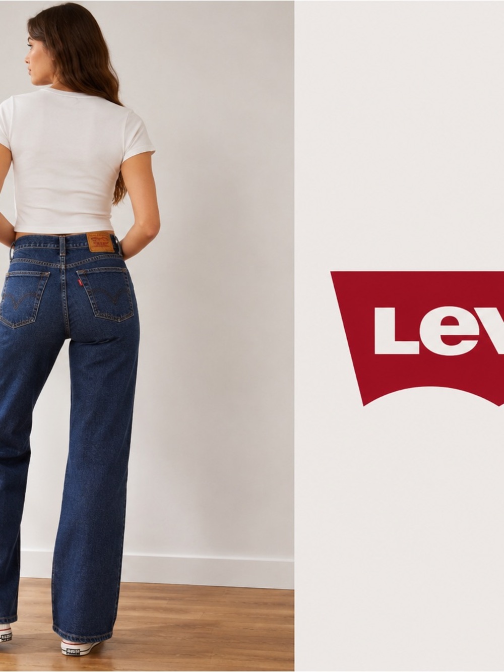Levi's Women's Straight Leg Jeans in Dark Blue